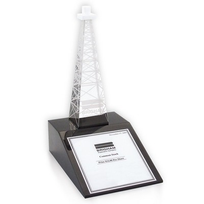 Tower on Base Embedment/Award/Paperweight