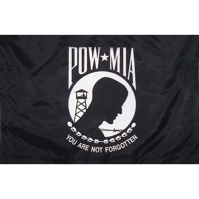 Single Faced Armed Forces POW & MIA Commemorative Flag (5'x8')