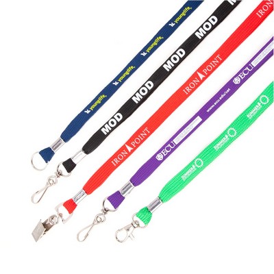 1/2" Tube Polyester Lanyard