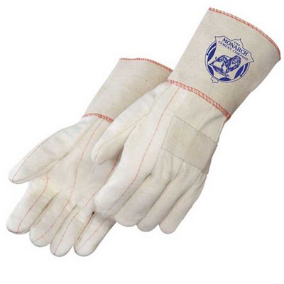 Heavy Duty Hot Mill Canvas Gloves w/ Burlap Lining