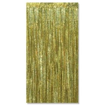 Gold Prismatic Curtain (3'x8')