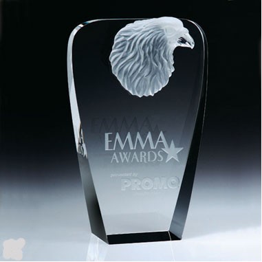 Crystal Absolute Eagle Trophy (Sandblasted)