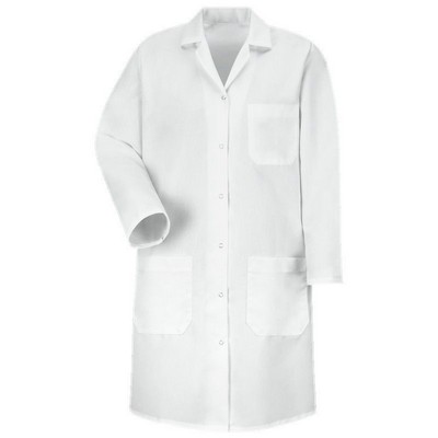 Red Kap™ Women's Lab Coat w/Gripper Closure - White