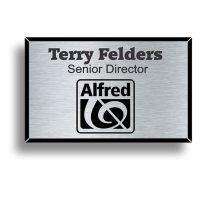 2 Ply Frameless Plastic Badge (2" x 3")