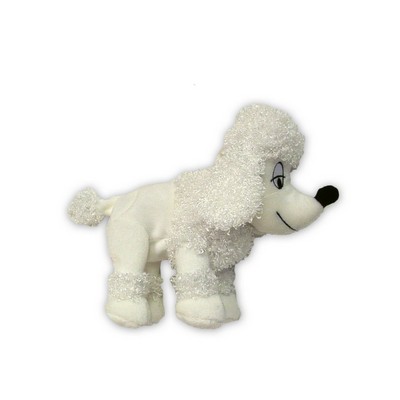 Custom Plush White Poodle Puppy