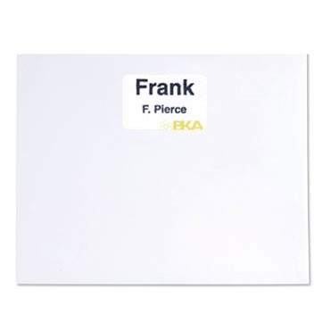 White Registration Envelope (Blank) (13"x10")