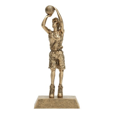 10.5" Female Basketball Signature Resin Figure Trophy