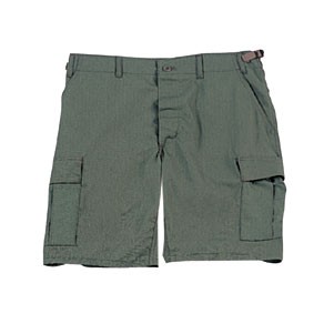 Camouflage B.D.U. Shorts - Olive Drab