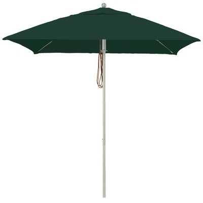 US Made 7 1/2' Square (11' Diagonal) Heavy Duty Commercial Market Umbrella w/HD Aluminum Pole, Frame