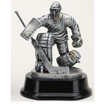 6" Resin Hockey Goalie Award