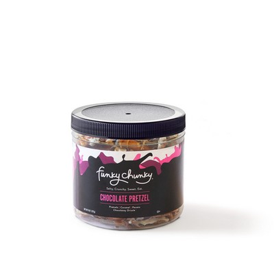 Funky Chunky Chocolate Pretzel 8oz Mini Canister