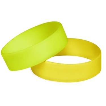 3/4" Blank Silicone Wristband