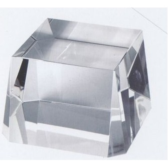 Clear Optical Crystal Base (3"x4"x4")