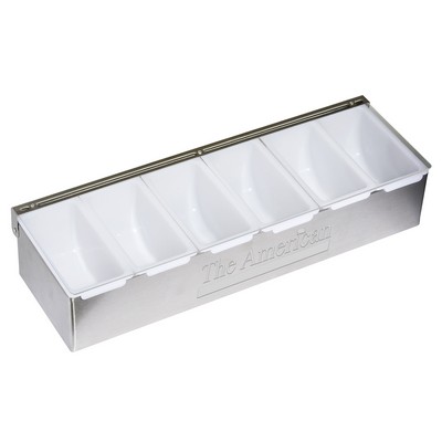 Barkeeper's Condiment Holders w/Six Compartments