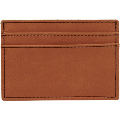 Money Clip, Rawhide Faux Leather, 4" x 2 3/4"