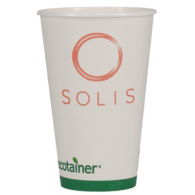 16 oz Eco-Friendly Paper Cup - White - Tradition