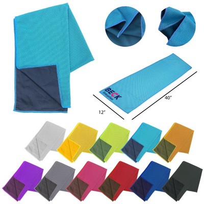 Premium Microfiber Cooling Towel (34in. H x 11.5 in. W)