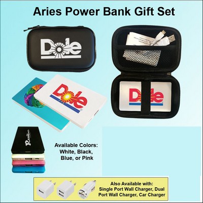 Aries Power Bank in Zipper Wallet- 3000 mAh