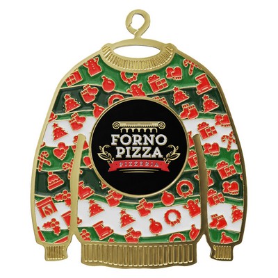 Vibraprint® Ugly Sweater Ornament (2-1/2")