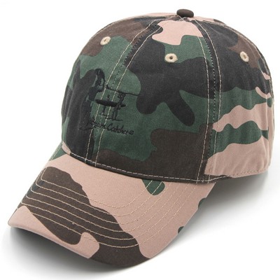 Camo Hunting Dad Cap