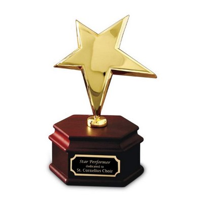 Gold Rising Star Award on Mahogany