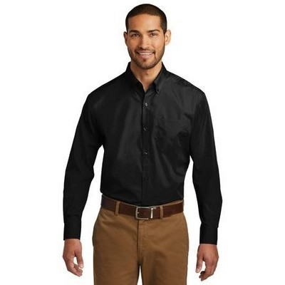 Port Authority® Tall Long Sleeve Carefree Poplin Shirts