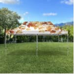 Canopy Tent Tenda 10' x 15' Aluminum Canopy Single-Sided Full Wall Graphic Package