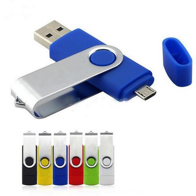 USB 2.0 OTG Swivel Flash Drive 16GB