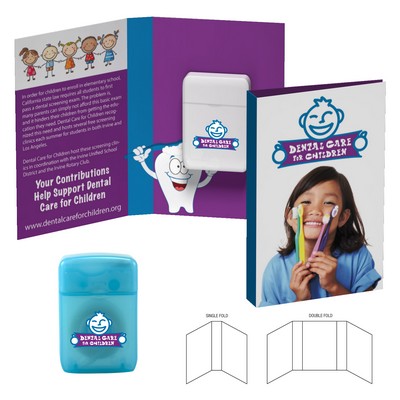 Tek Booklet with Traditional Rectangular Shaped Dental Floss