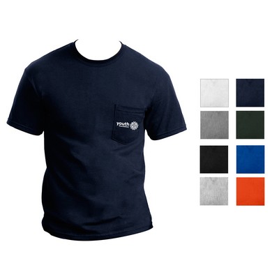 Gildan® DryBlend® 50 Cotton/50 Poly Pocket T-Shirt