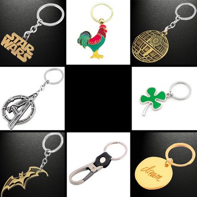 Custom Shape Zinc Alloy Key Chain