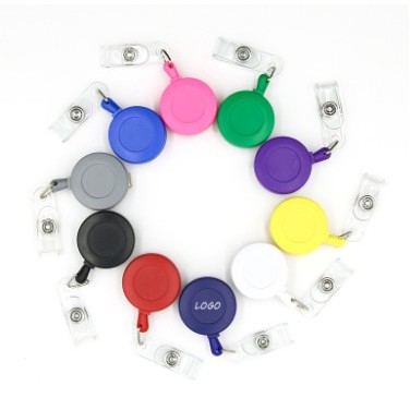 Colorful Matte Retractable Buckle Reel Holder