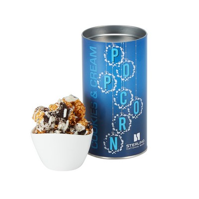 Gourmet Popcorn Tube - Cookies & Cream Popcorn