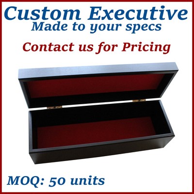 Custom Hinged Wooden Box / Custom Presentation Box