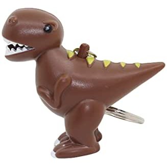 Fierce Dinosaur LED Sound Keychain