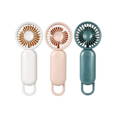 1200mAh Travel Handheld Fan with Carabiner