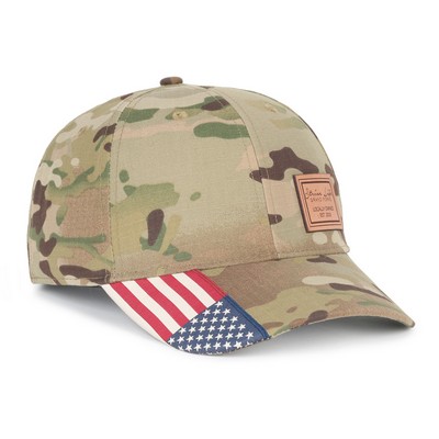 Multicam® Cap w/Flag Visor