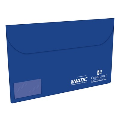 15.5" x 10.75" with 3.75" Flap Vinyl Document Case