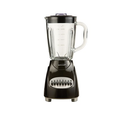 Black 12-Speed Blender w/Glass Jar