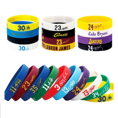 Colorfilled Silicone Wristband