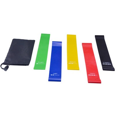 Resistance Loop Exercise Bands, Set of 5