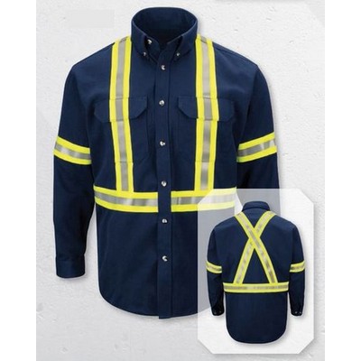 7 Oz. Dress Uniform Shirt w/Reflective Trim