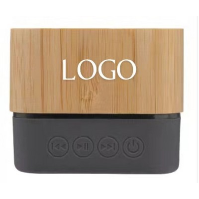 Bamboo Wireless Light-Up Speaker