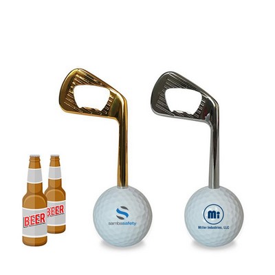 Golf Ball Bottle Opener