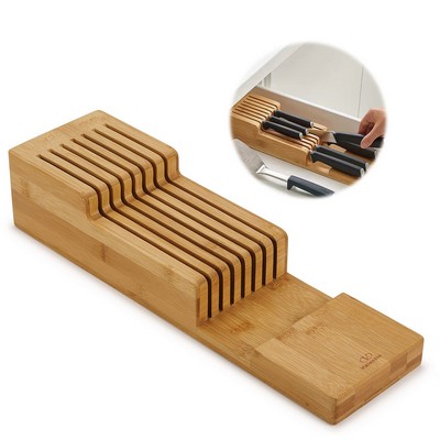 Bamboo Knife Organizer