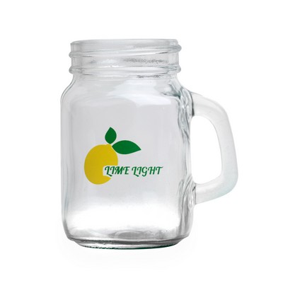 4.5 oz. Mini Mason Jar Sampler Glass (2 Color Imprint)