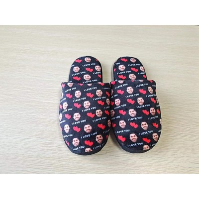 All-Over Print Memory Foam Slippers