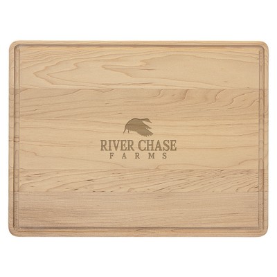 11½" x 8¾" Maple Cutting Board with Juice Groove