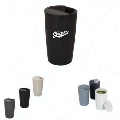 Portable Wheat Straw Coffee Cup With Lid