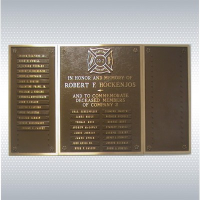 Bronze Perpetual Panel Plaque (36"x48")